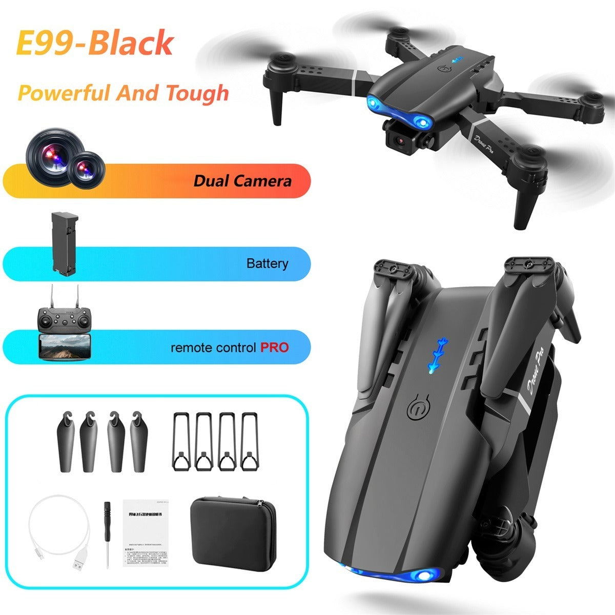 The E99 Dual-camera Drone