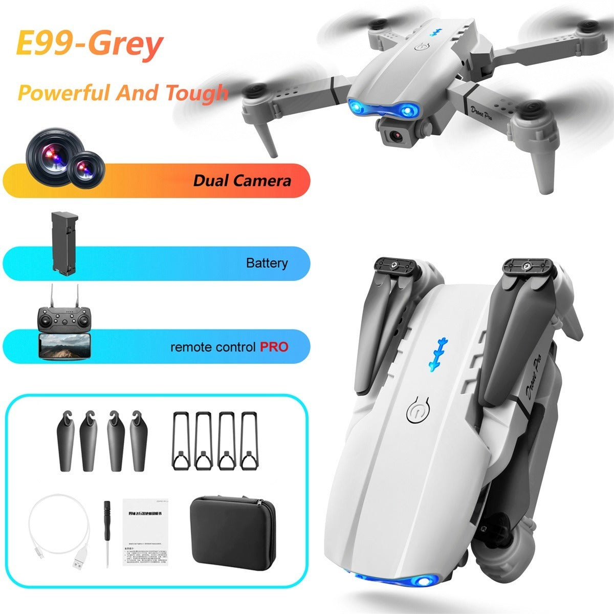 The E99 Dual-camera Drone